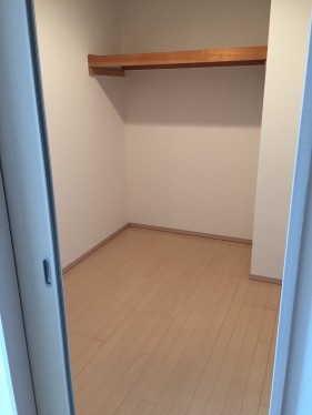 ヴァンガードタワーのクローゼット